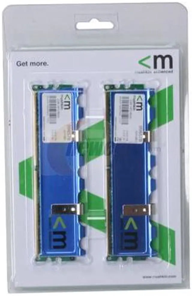 Alt view image 2 of 2 - Mushkin Enhanced 2GB (2 x 1GB) DDR2 1066 (PC2 8500) Dual Channel Kit Desktop Memory Model 996578