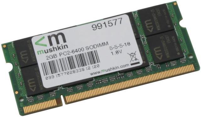 Mushkin Enhanced Essentials 2GB 200-Pin DDR2 SO-DIMM DDR2 800 (PC2