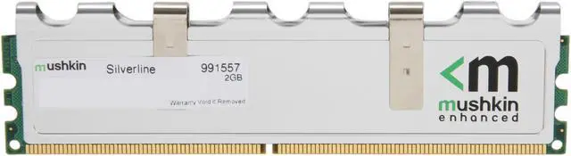 Alt view image 2 of 3 - Mushkin Enhanced Silverline 2GB DDR2 800 (PC2 6400) Desktop Memory Model 991557