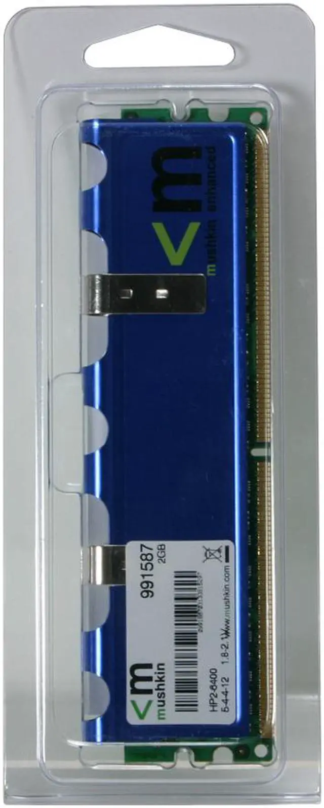 Alt view image 2 of 2 - Mushkin Enhanced Blackline 2GB DDR2 800 (PC2 6400) Desktop Memory Model 991587