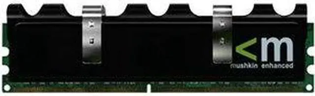 Main image of Mushkin Enhanced Blackline 4GB (2 x 2GB) DDR2 1066 (PC2 8500) Dual Channel Kit Desktop Memory Model 996599