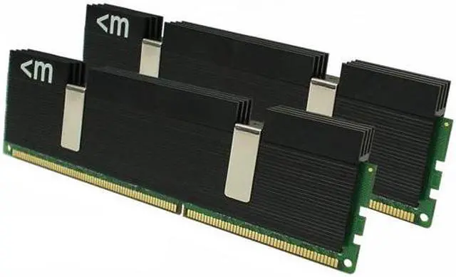 Main image of Mushkin Enhanced Blackline 4GB (2 x 2GB) DDR2 800 (PC2 6400) Dual Channel Kit Desktop Memory Model 996622