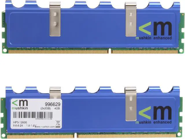 Alt view image 2 of 3 - Mushkin Enhanced Blackline 4GB (2 x 2GB) DDR3 1600 (PC3 12800) Dual Channel Kit Desktop Memory Model 996629