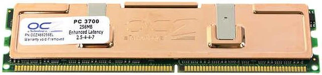 Open Box: OCZ Enhanced Latency 256MB DDR 466 (PC 3700) System Memory ...