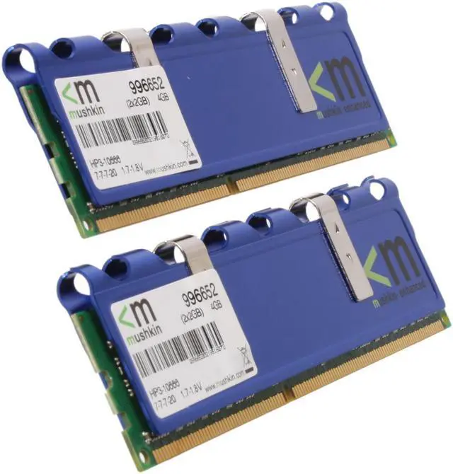 Main image of Mushkin Enhanced Blackline 4GB (2 x 2GB) DDR3 1333 (PC3 10666) Dual Channel Kit Desktop Memory Model 996652