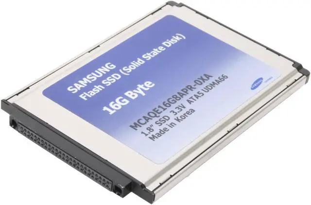 Main image of SAMSUNG MCAQE16G8APR-0XA00 PATA Industrial Solid State Disk - OEM