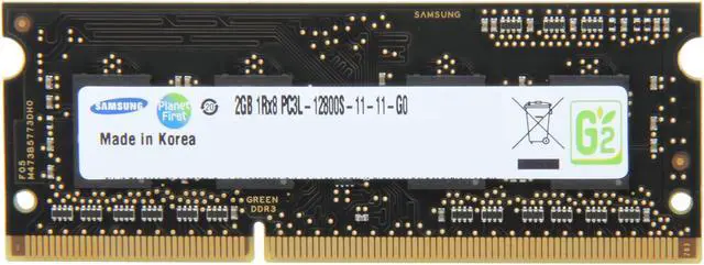Alt view image 2 of 3 - SAMSUNG 2GB 204-Pin DDR3 SO-DIMM DDR3L 1600 (PC3L 12800) Laptop Memory Model MV-3T2G3/US