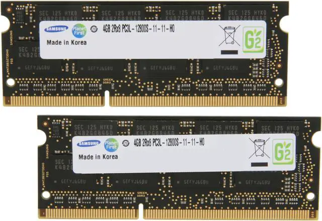 Main image of SAMSUNG 8GB (2 x 4GB) 204-Pin DDR3 SO-DIMM DDR3L 1600 (PC3L 12800) Laptop Memory Model MV-3T4G3D/US