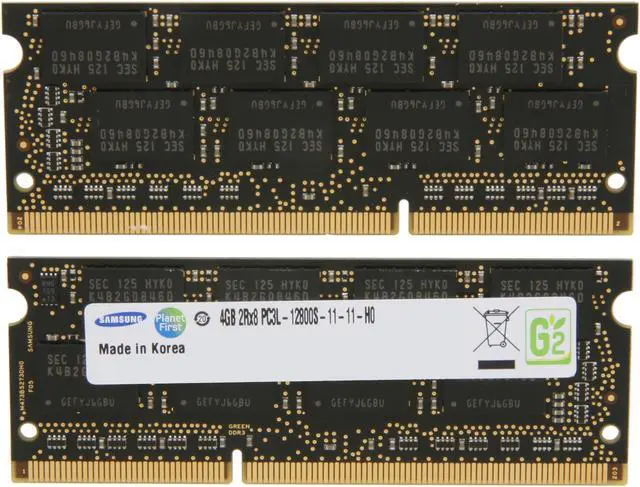 Alt view image 2 of 3 - SAMSUNG 8GB (2 x 4GB) 204-Pin DDR3 SO-DIMM DDR3L 1600 (PC3L 12800) Laptop Memory Model MV-3T4G3D/US