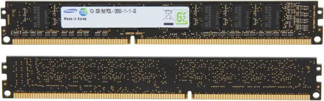 Alt view image 2 of 3 - SAMSUNG 4GB (2 x 2GB) DDR3L 1600 (PC3L 12800) Desktop Memory Model MV-3V2G3D/US
