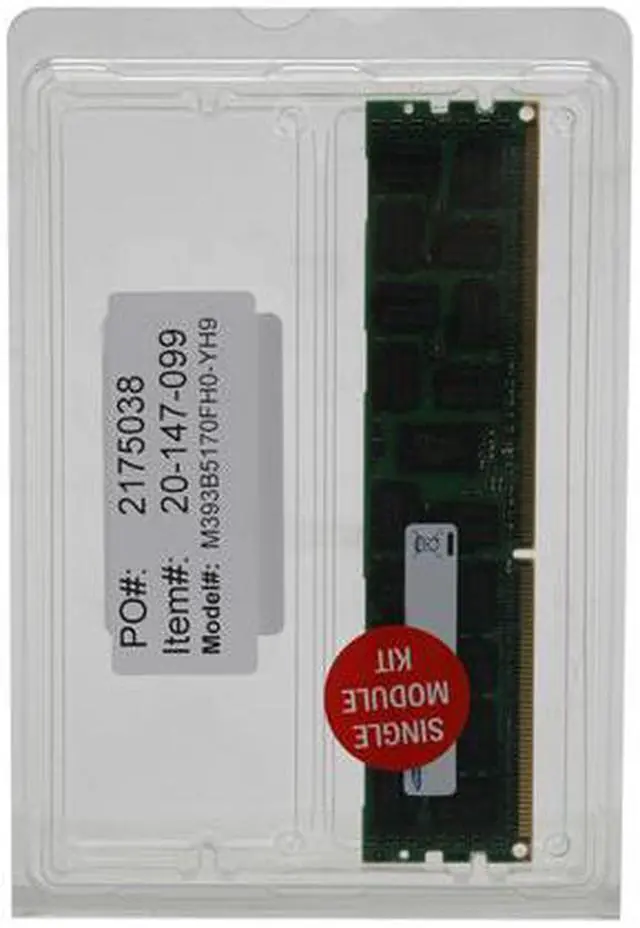 Alt view image 3 of 3 - SAMSUNG 4GB ECC Registered DDR3 1333 Server Memory Model M393B5170FH0-YH9