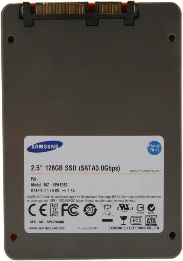 Alt view image 5 of 6 - SAMSUNG 470 Series MZ-5PA128B/AM 2.5" 128GB SATA II MLC Internal Solid State Drive (SSD) w/ Norton Ghost 15
