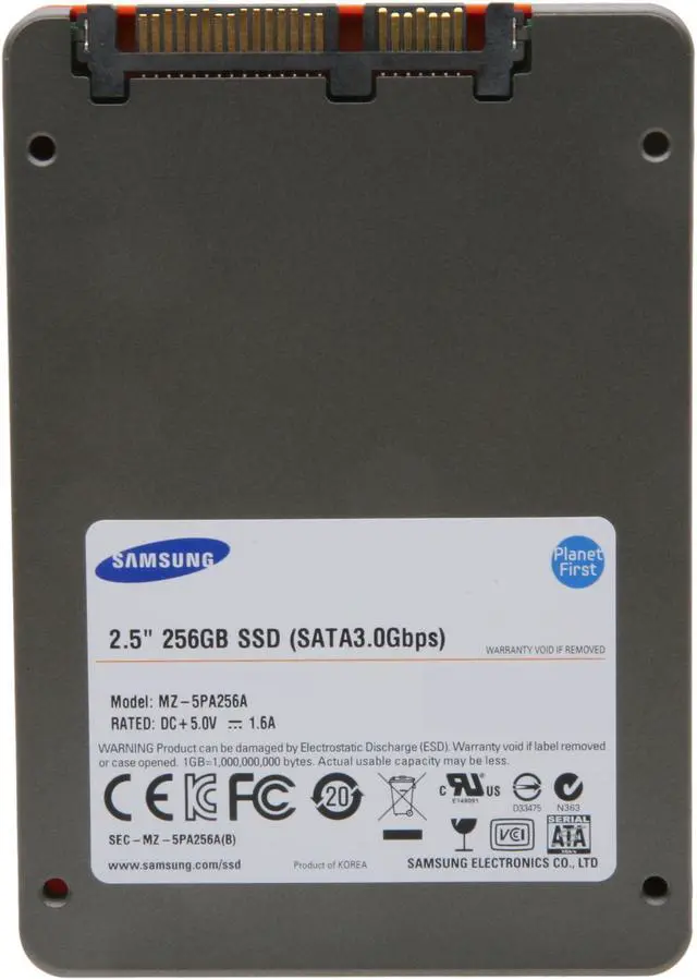 Alt view image 5 of 6 - SAMSUNG 470 Series MZ-5PA256B/AM 2.5" 256GB SATA II MLC Internal Solid State Drive (SSD) w/ Norton Ghost 15
