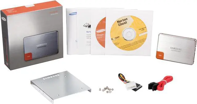 Alt view image 6 of 6 - SAMSUNG 470 Series MZ-5PA128C/AM 2.5" 128GB SATA II MLC Internal Solid State Drive (SSD) w/ Desktop Upgrade Kit and Norton Ghost 15
