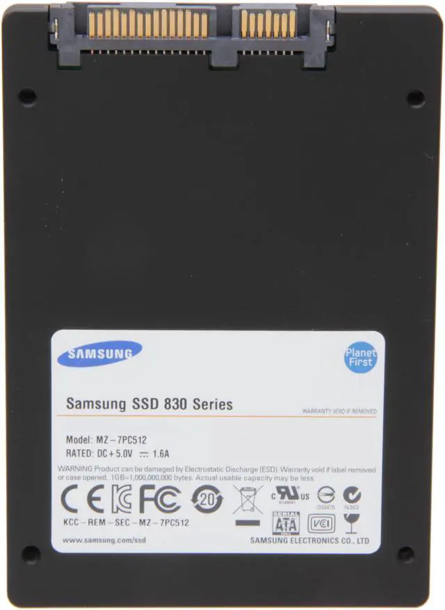 Alt view image 4 of 5 - SAMSUNG 830 Series MZ-7PC512D/AM 2.5" 512GB SATA III MLC Internal Solid State Drive (SSD) Desktop Upgrade Kit