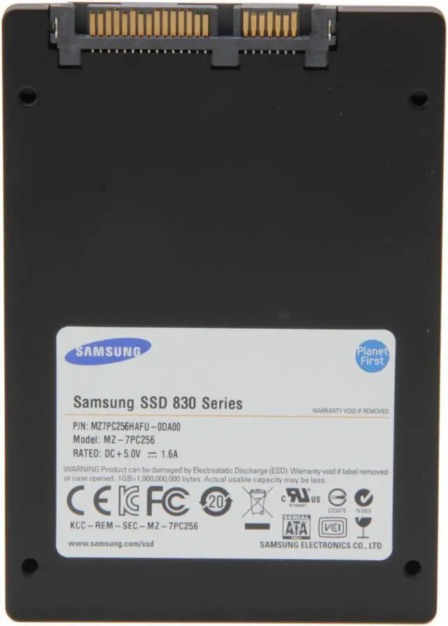 Alt view image 4 of 5 - SAMSUNG 830 Series MZ-7PC256N/AM 2.5" 256GB SATA III MLC Internal Solid State Drive (SSD) Notebook Upgrade Kit