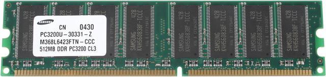 SAMSUNG 512MB 184-Pin DDR SDRAM System Memory - Newegg.com