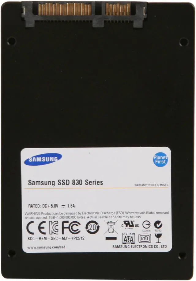 Alt view image 5 of 6 - SAMSUNG 830 Series 2.5" 512GB SATA III MLC Internal Solid State Drive (SSD) MZ-7PC512B/WW