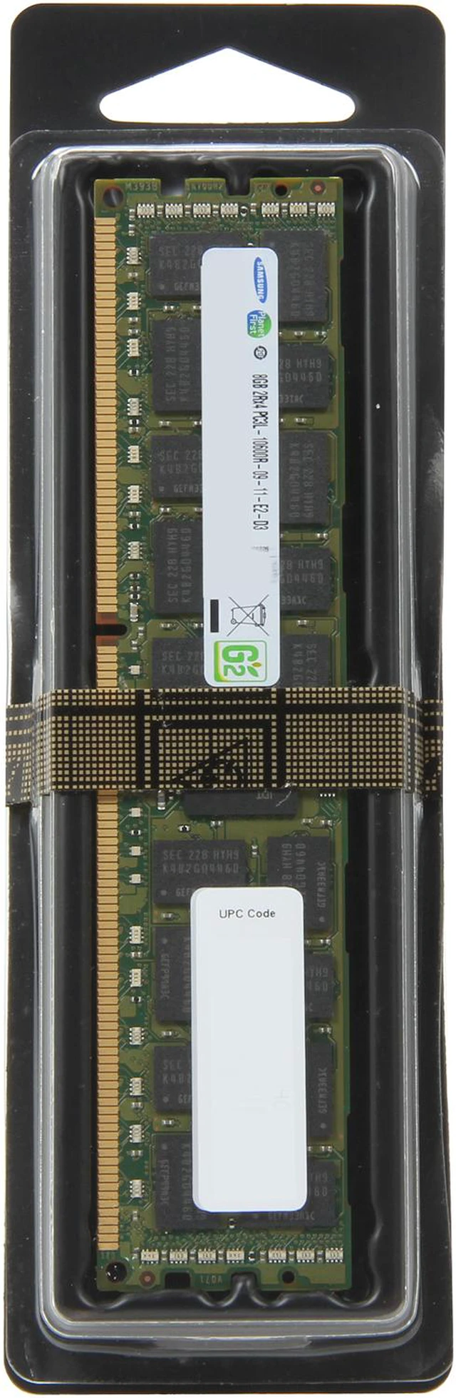 Alt view image 3 of 3 - SAMSUNG 8GB ECC Registered DDR3 1333 Server Memory Model M393B1K70DH0-YH908