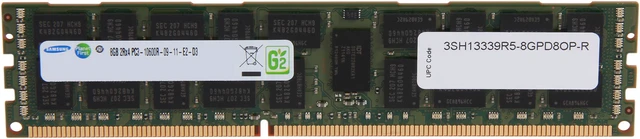 Main image of SAMSUNG 8GB ECC Registered DDR3 1333 Server Memory Model M393B1K70DH0-CH9E8