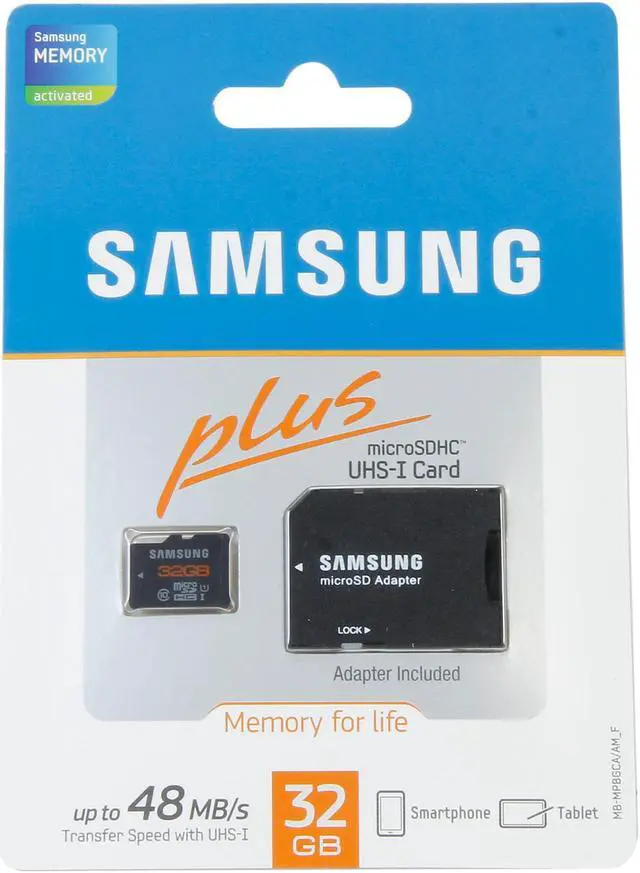 Alt view image 4 of 4 - SAMSUNG 32GB microSDHC Flash Card w/ Adapter Model MB-MPBGCA/AM