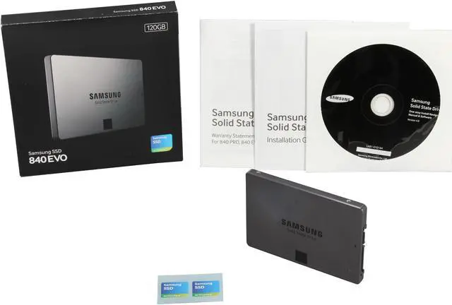 Alt view image 6 of 6 - SAMSUNG 840 EVO  SAMSUNG 840 EVO 2.5" 120GB SATA III TLC Internal Solid State Drive (SSD) MZ-7TE120BW