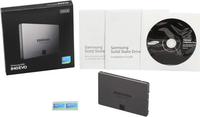 Alt view image 6 of 6 - SAMSUNG 840 EVO 2.5" 500GB SATA III TLC Internal Solid State Drive (SSD) MZ-7TE500BW