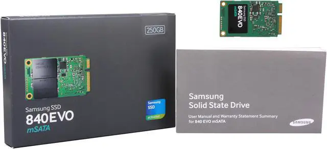 Alt view image 4 of 4 - SAMSUNG 840 EVO mSATA 250GB SATA III TLC Internal Solid State Drive (SSD) MZ-MTE250BW