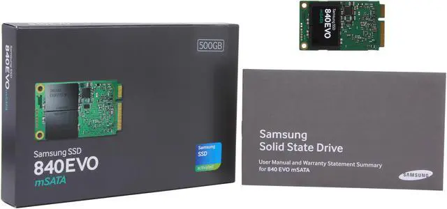 Alt view image 4 of 4 - SAMSUNG 840 EVO mSATA 500GB SATA III TLC Internal Solid State Drive (SSD) MZ-MTE500BW