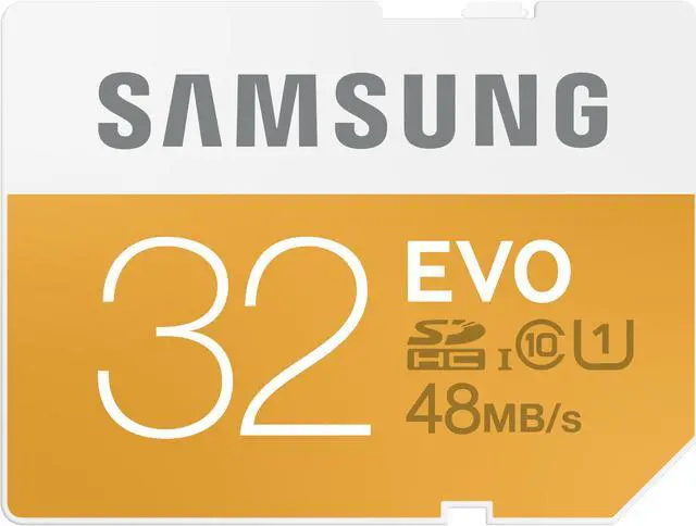 Main image of Samsung 32GB EVO SDHC UHS-I/U1 Class 10 Memory Card (MB-SP32D/AM)
