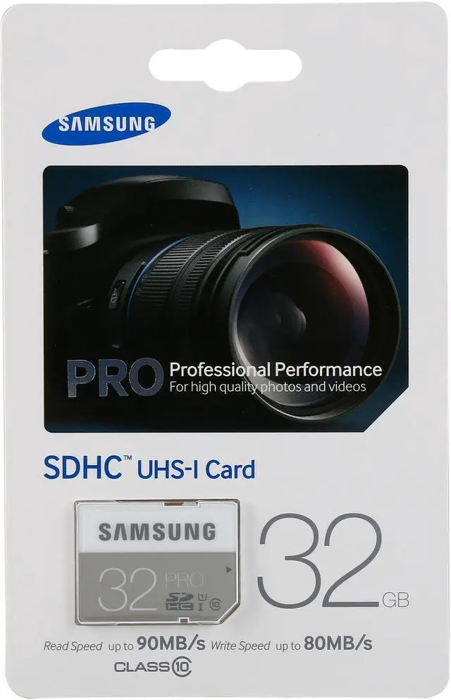 Alt view image 4 of 4 - Samsung 32GB PRO Class 10 SDHC up to 90MB/s (MB-SG32D/AM)