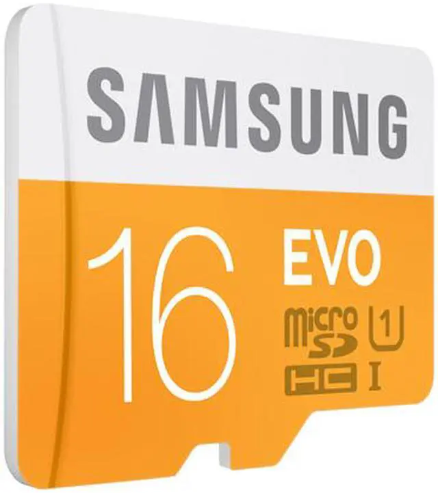 Alt view image 2 of 4 - Samsung 16GB EVO microSDHC UHS-I/U1 Class 10 Memory Card with Adapter, Speed Up to 48MB/s (MB-MP16DA/AM) [Old Speed]