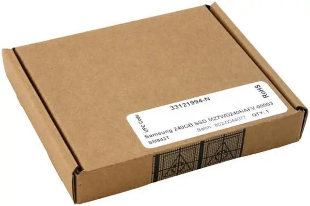 Alt view image 4 of 4 - SAMSUNG SM843T Data Center Series MZ7WD240HAFV-00003 2.5" 240GB SATA 6.0Gb/s MLC Enterprise Solid State Drive - OEM