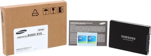 Alt view image 5 of 5 - SAMSUNG 845DC EVO MZ-7GE480EW 2.5" 480GB SATA III MLC Enterprise Solid State Drive