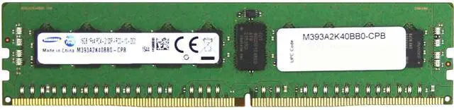 Main image of Samsung DDR4 2133 16GB Reg ECC RDIMM M393A2K40BB0-CPB B Server Memory, Original