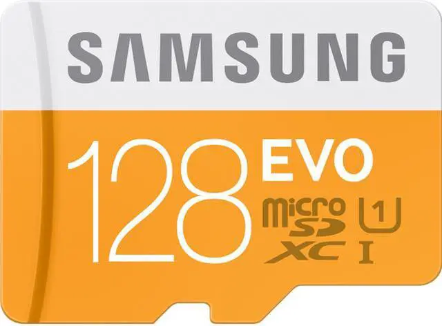Main image of Samsung 128GB EVO microSDXC UHS-I/U1 Class 10 Memory Card with Adapter, Speed Up to 48MB/s (MB-MP128DA/AM) [Old Speed]