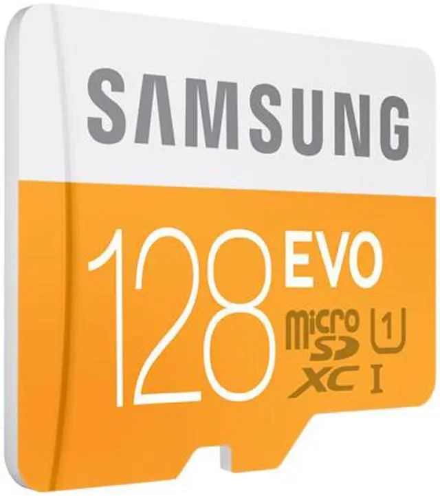 Alt view image 2 of 4 - Samsung 128GB EVO microSDXC UHS-I/U1 Class 10 Memory Card with Adapter, Speed Up to 48MB/s (MB-MP128DA/AM) [Old Speed]