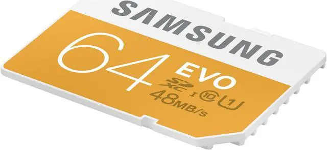 Alt view image 3 of 4 - Samsung 64GB EVO SDXC UHS-I/U1 Class 10 Memory Card (MB-SP64D/AM)