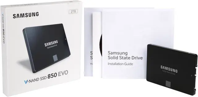 Alt view image 6 of 5 - SAMSUNG 850 EVO 2.5" 2TB SATA III 3D NAND Internal Solid State Drive (SSD) MZ-75E2T0B/AM