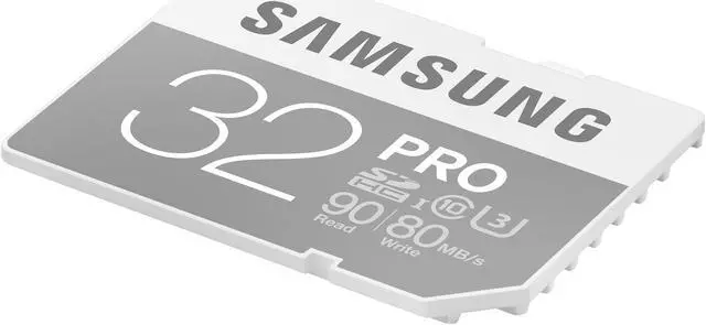 Alt view image 3 of 4 - Samsung 32GB PRO SDHC UHS-I/U3 Class 10 Memory Card, Speed Up to 90MB/s (MB-SG32E/AM)