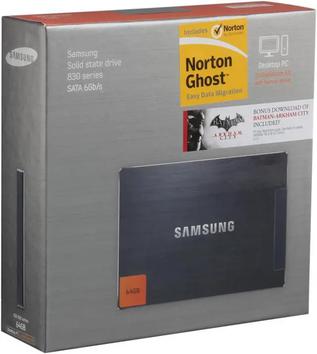 Main image of SAMSUNG 830 Series 2.5" 64GB SATA III MLC Internal Solid State Drive (SSD) F-MZ-7PC064DAM