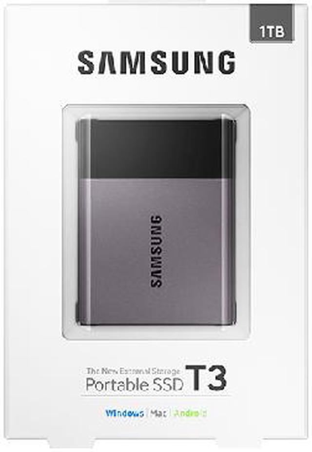 Alt view image 9 of 10 - SAMSUNG T3 Portable 1TB USB 3.1 External Solid State Drive