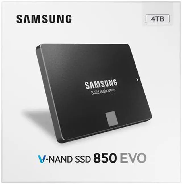 Alt view image 7 of 7 - SAMSUNG 850 EVO 2.5" 4TB SATA III 3D NAND Internal Solid State Drive (SSD) MZ-75E4T0B/AM
