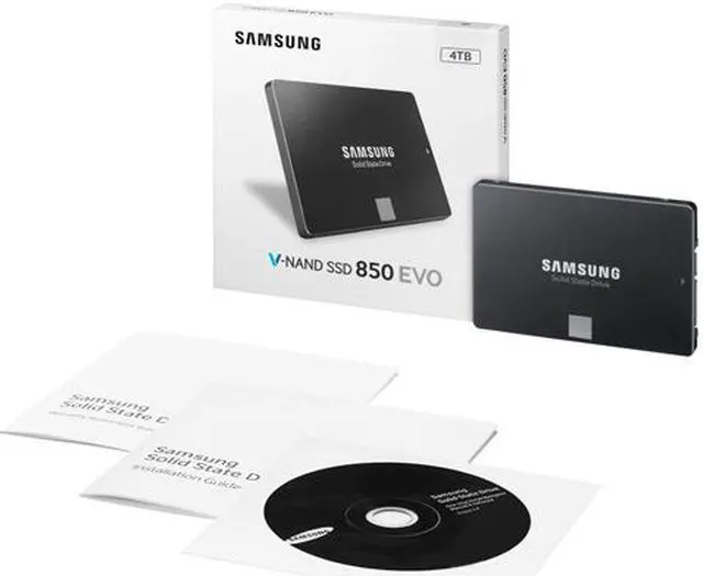 Alt view image 5 of 7 - SAMSUNG 850 EVO 2.5" 4TB SATA III 3D NAND Internal Solid State Drive (SSD) MZ-75E4T0B/AM