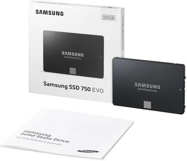 Alt view image 5 of 7 - SAMSUNG 750 EVO 2.5" 500GB SATA III Internal Solid State Drive (SSD) MZ-750500BW