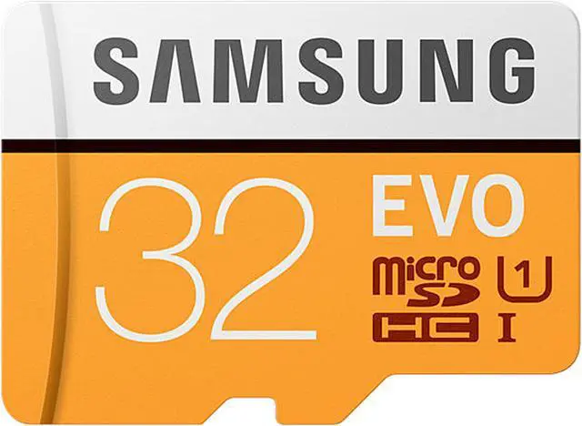 Main image of Samsung 32GB EVO microSDHC UHS-I/U1 Memory Card with Adapter, Speed Up to 95MB/s (MB-MP32GA/AM)