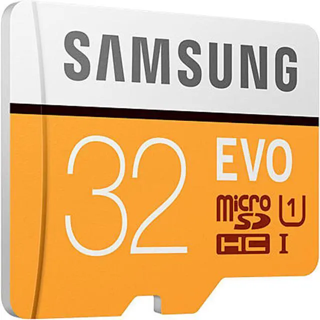 Alt view image 2 of 4 - Samsung 32GB EVO microSDHC UHS-I/U1 Memory Card with Adapter, Speed Up to 95MB/s (MB-MP32GA/AM)