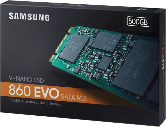 Alt view image 6 of 6 - SAMSUNG 860 EVO Series M.2 2280 500GB SATA III V-NAND 3-bit MLC Internal Solid State Drive (SSD) MZ-N6E500BW