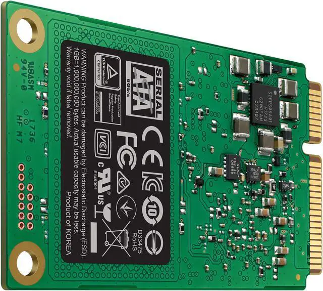 Alt view image 6 of 7 - SAMSUNG 860 EVO Series mSATA 250GB SATA III V-NAND 3-bit MLC Internal Solid State Drive (SSD) MZ-M6E250BW