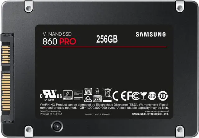 Alt view image 4 of 6 - SAMSUNG 860 Pro Series 2.5" 256GB SATA III V-NAND 2-bit MLC Internal Solid State Drive (SSD) MZ-76P256BW